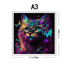 Cat with Butterflies | Wooden Puzzle