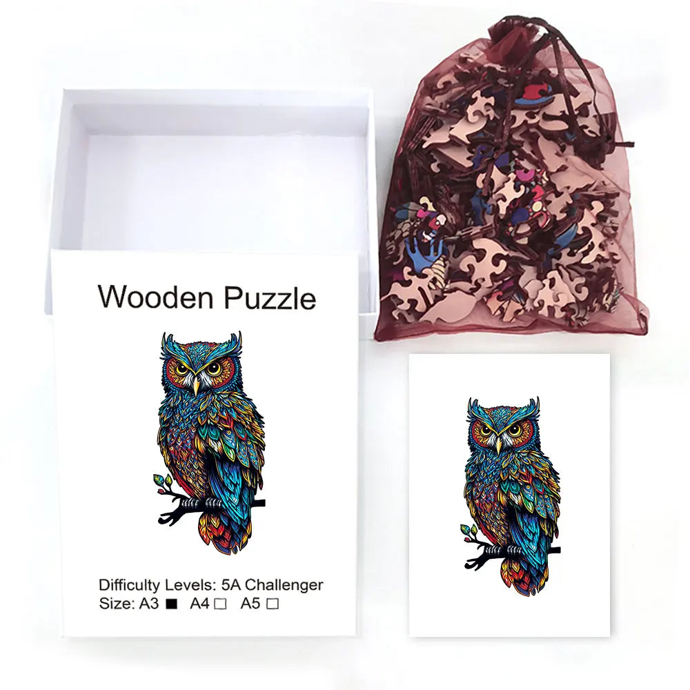 Beautiful Owl | Wooden Puzzle