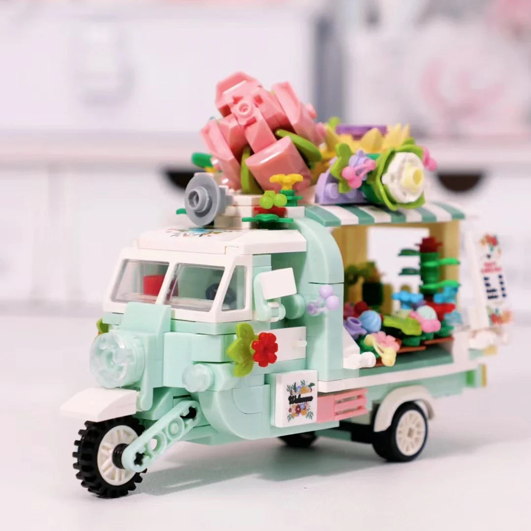 Flowers tricycle | Building blocks