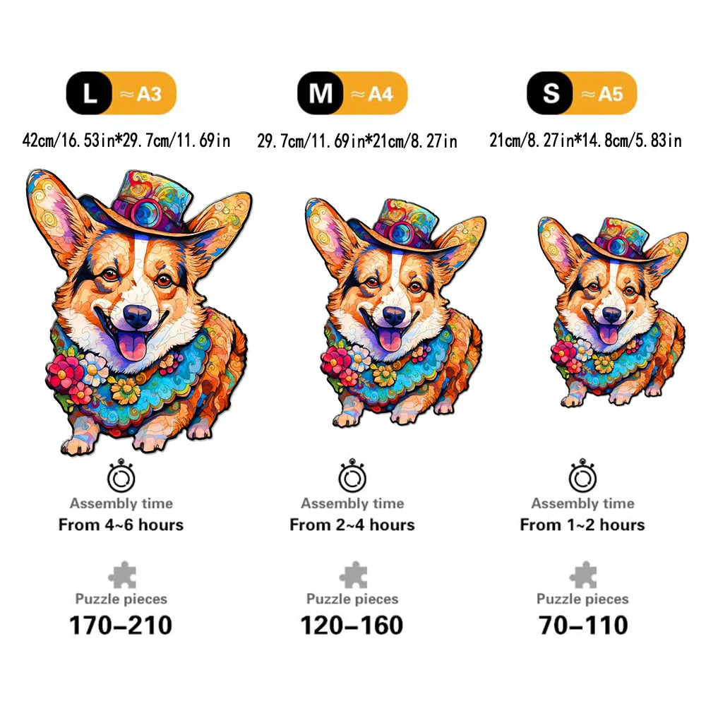 Welsh Corgi | Wooden Puzzle