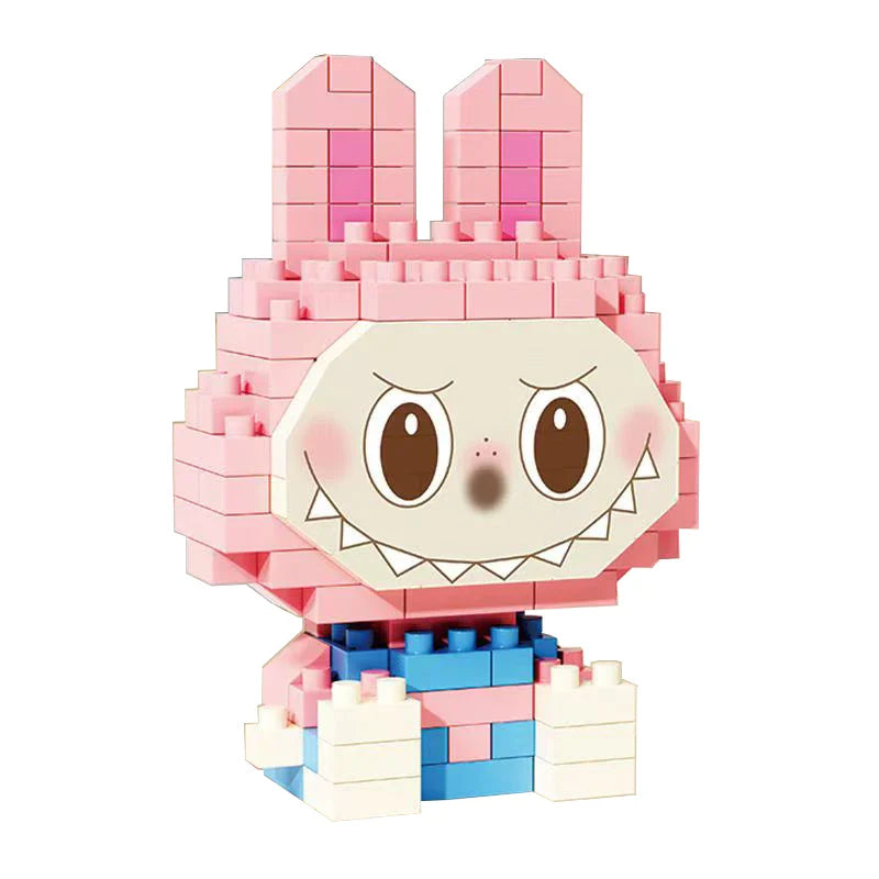 Mini Roze Labubu | Building Blocks