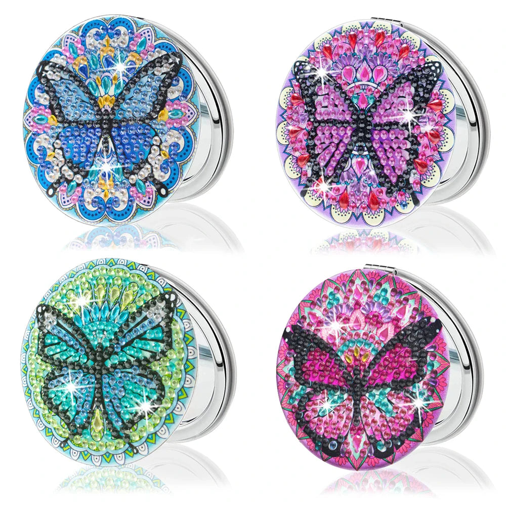 Butterfly Mirror | Diamond Painting