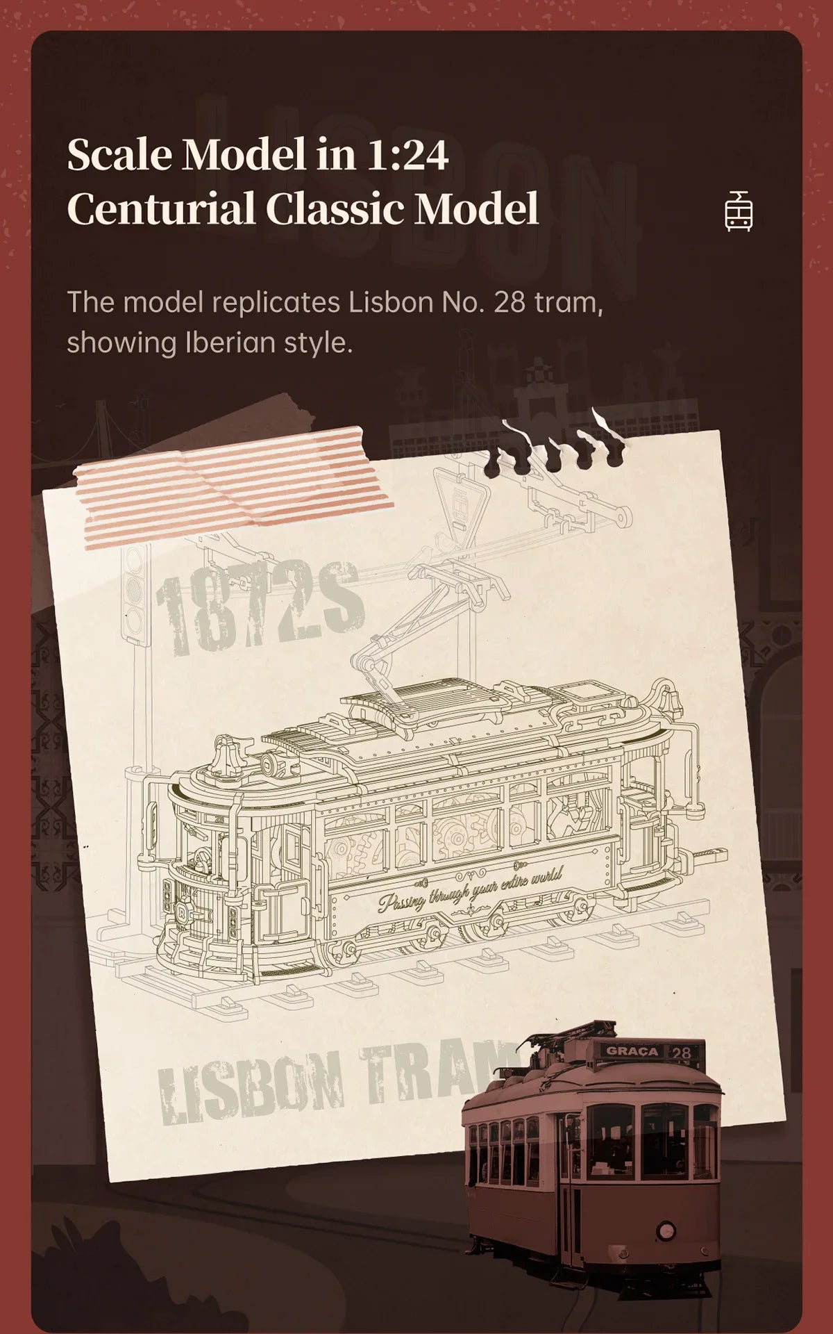 City Tram | Wooden Construction Kits