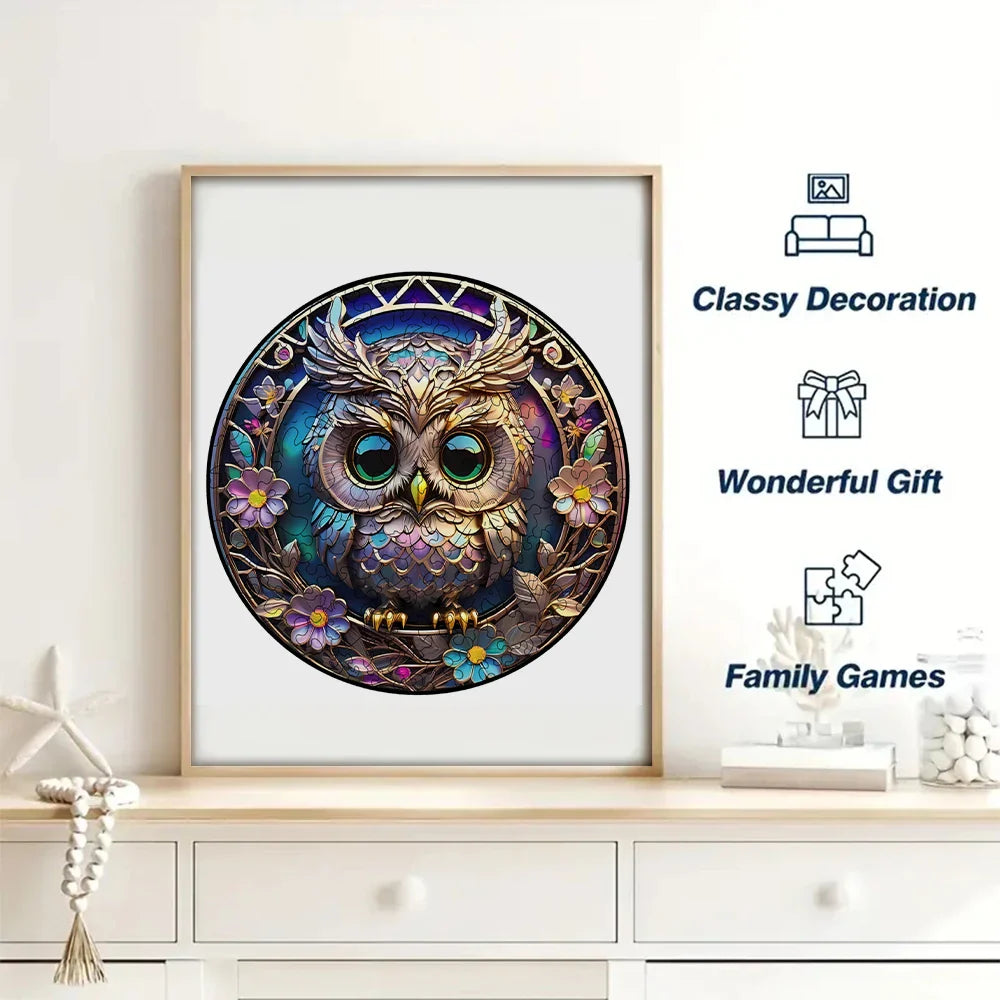 Funny Owl | Wooden Puzzle
