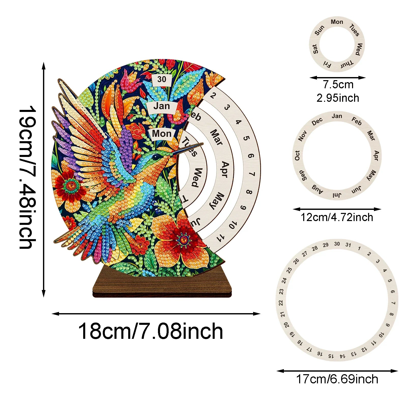 Bird | Calendar | Diamond Painting