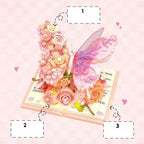 Pink Butterfly on Book | Building Blocks