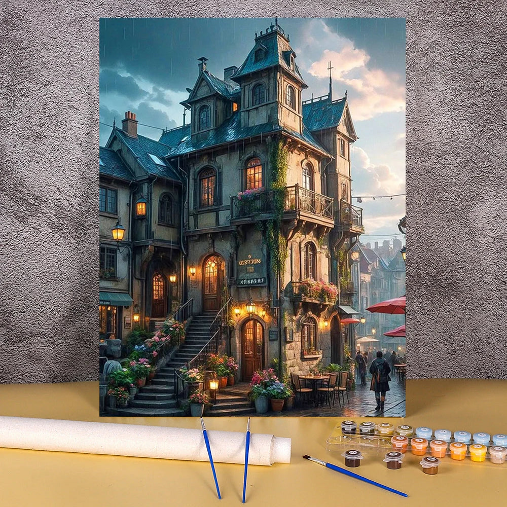 The Enchanted City Hotel | Number Painting