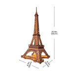 Eiffel Tower at Night | Wooden Construction Kits