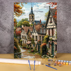 The Lost Little Village | Paint by Numbers