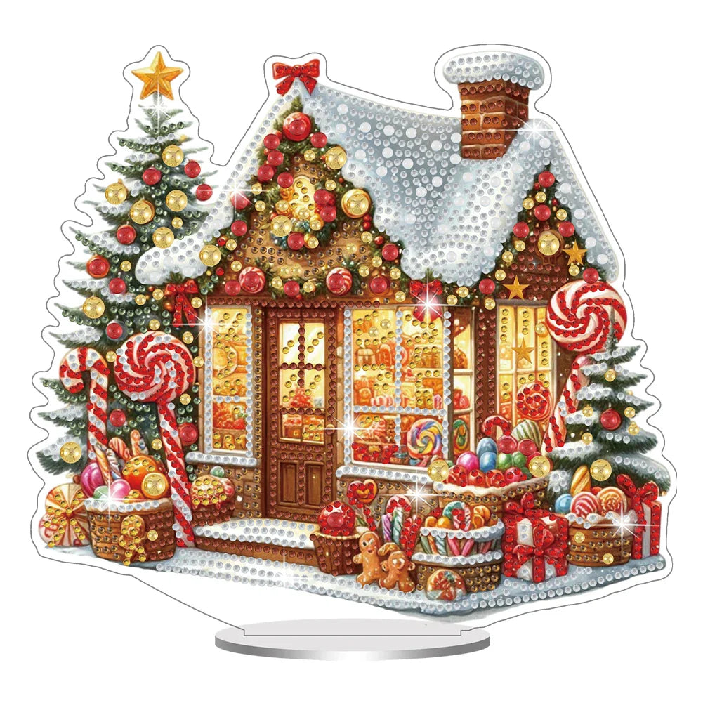 5D Christmas Candy House | Diamond Painting