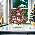 5D Snowmen Family | Diamond Painting