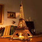 Eiffel Tower at Night | Wooden Construction Kits