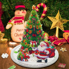 3D Santa Claus next to the Christmas tree | Diamond painting