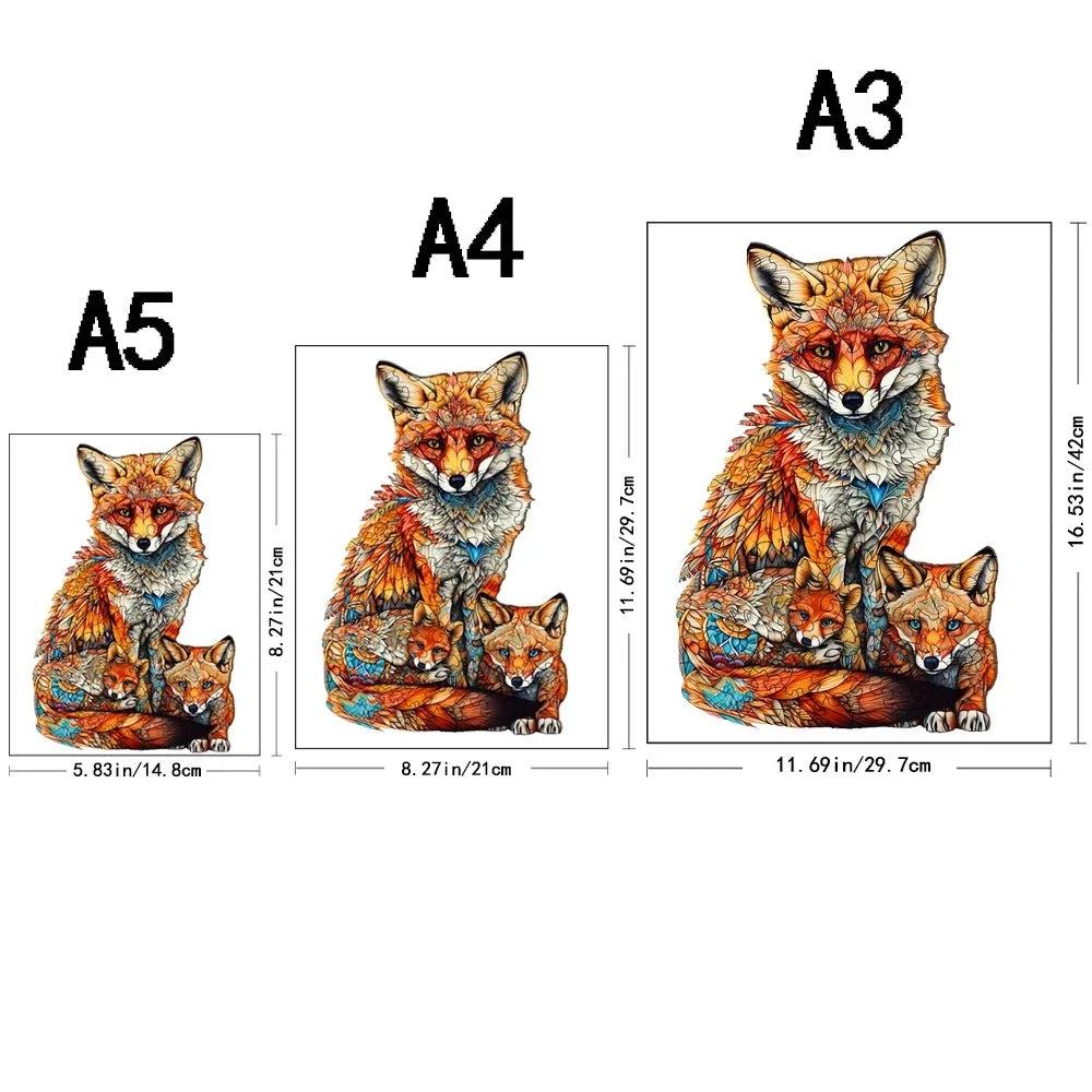 Your Little Foxes | Wooden Puzzle