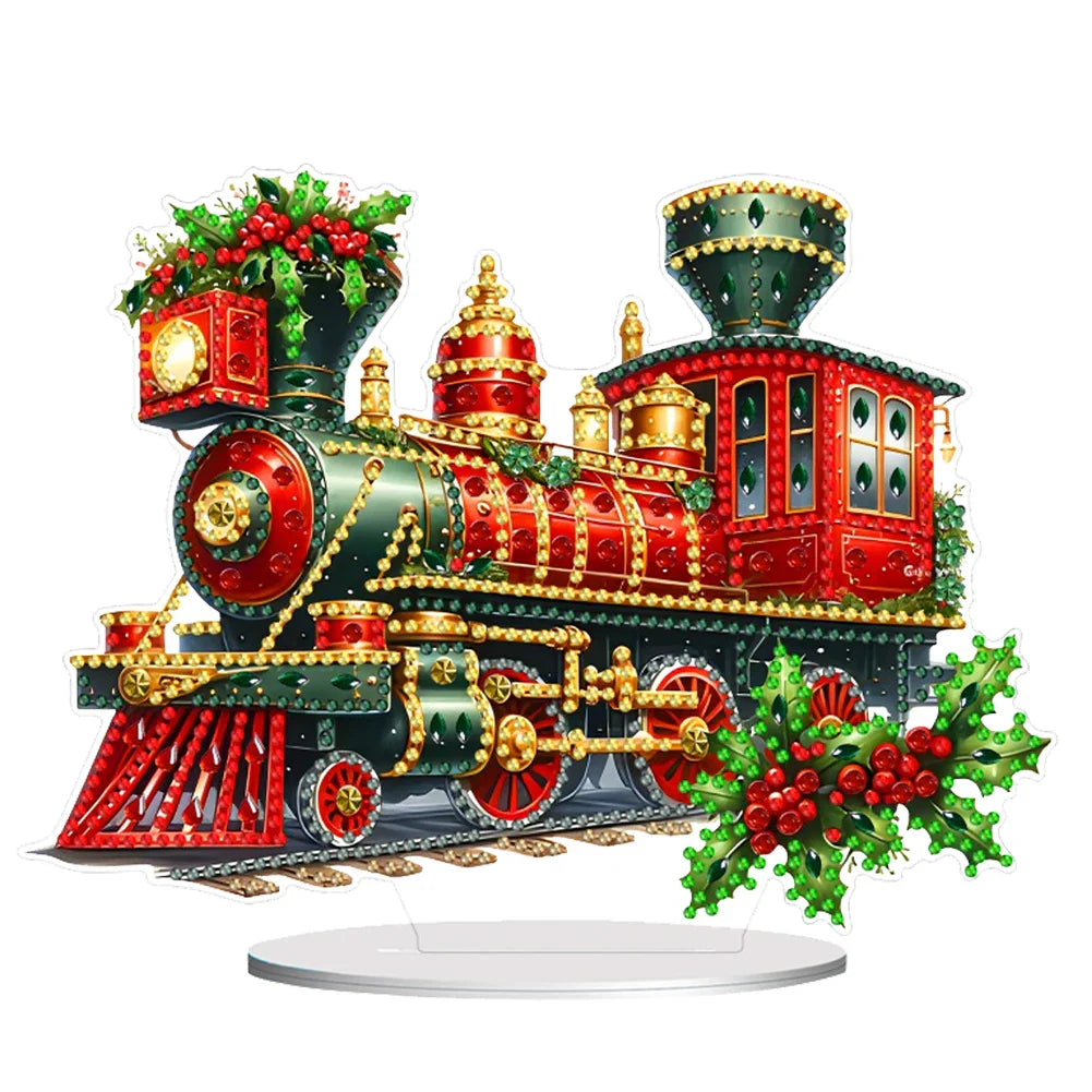 5D Christmas Train | Diamond Painting