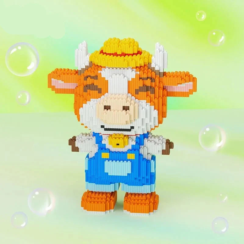 Koe with Garden Pants | Building Blocks