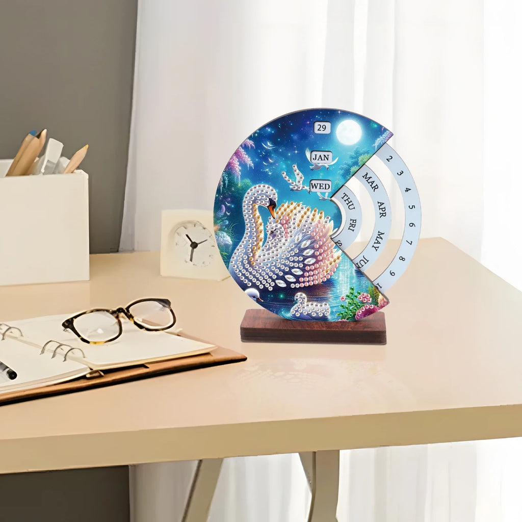 Swan | Calendar | Diamond Painting