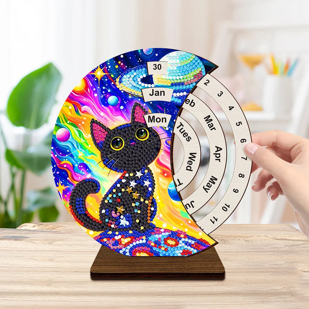 Black Cat | Calendar | Diamond Painting