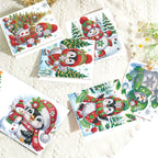 Penguins & Snowmen Christmas Cards | 8 pieces | Diamond Painting