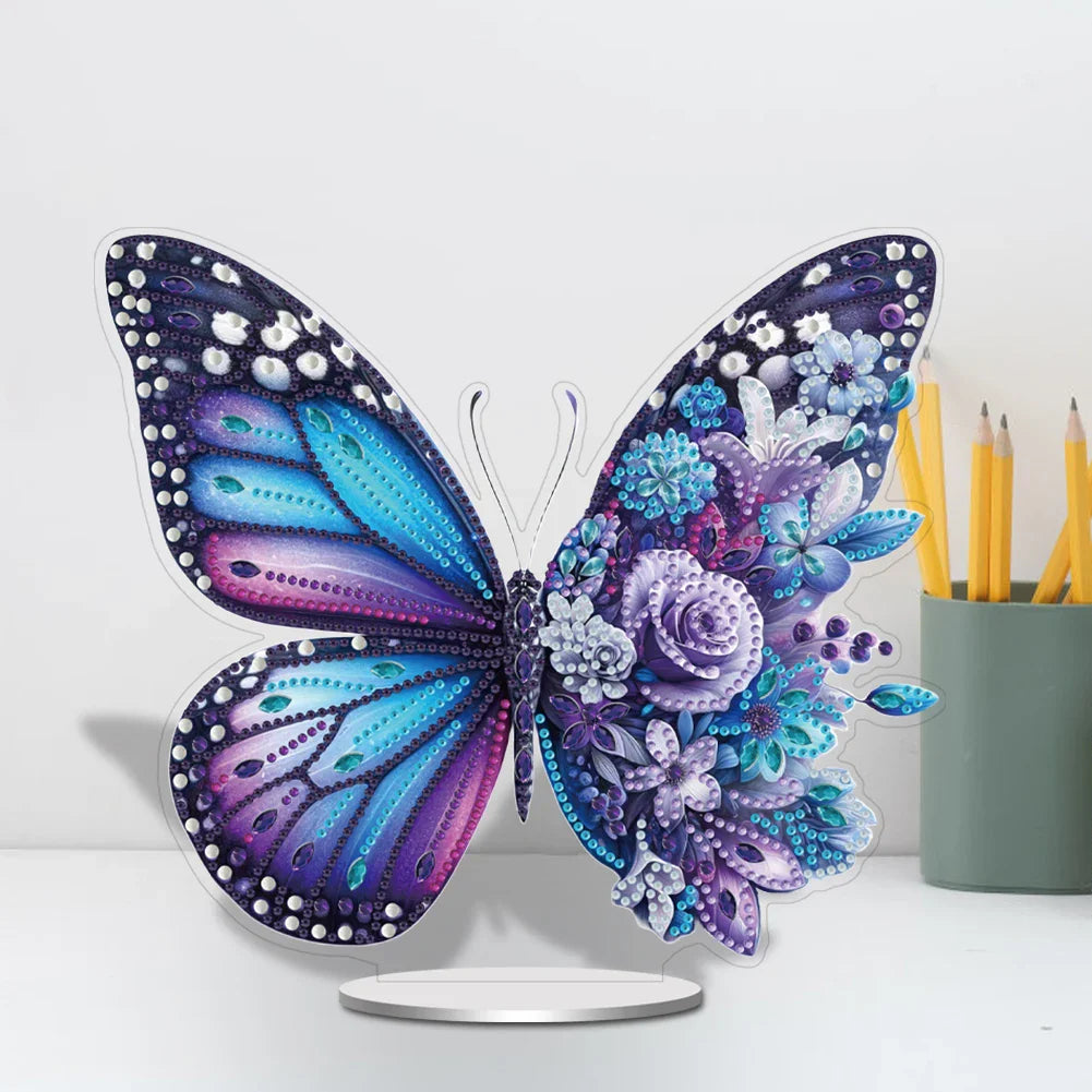 5D Purple Butterfly | Diamond Painting