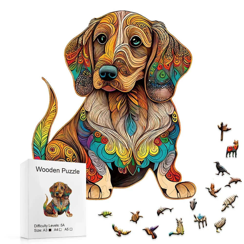Beautiful Dog | Wooden Puzzle