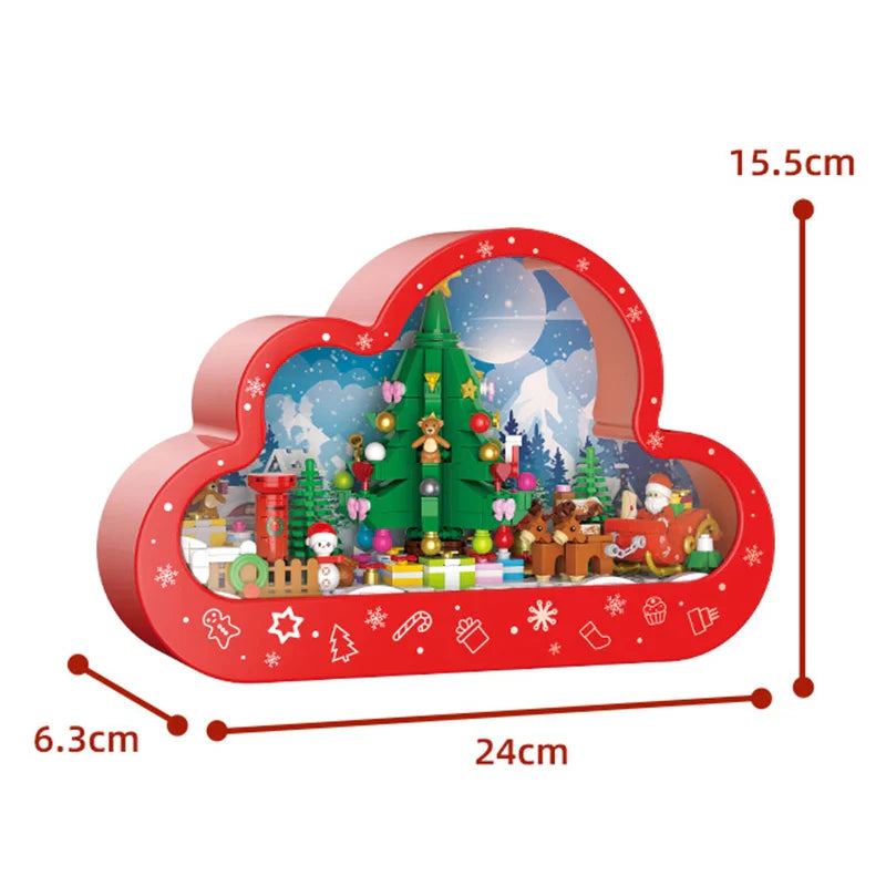 Christmas Village in Cloud | Building Blocks