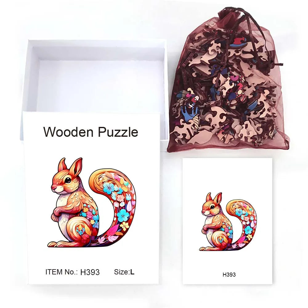 Squirrel | Wooden Puzzle