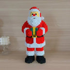 Santa Claus with Gift | Building Blocks