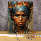 Spiritual Warrior - Painting by Number