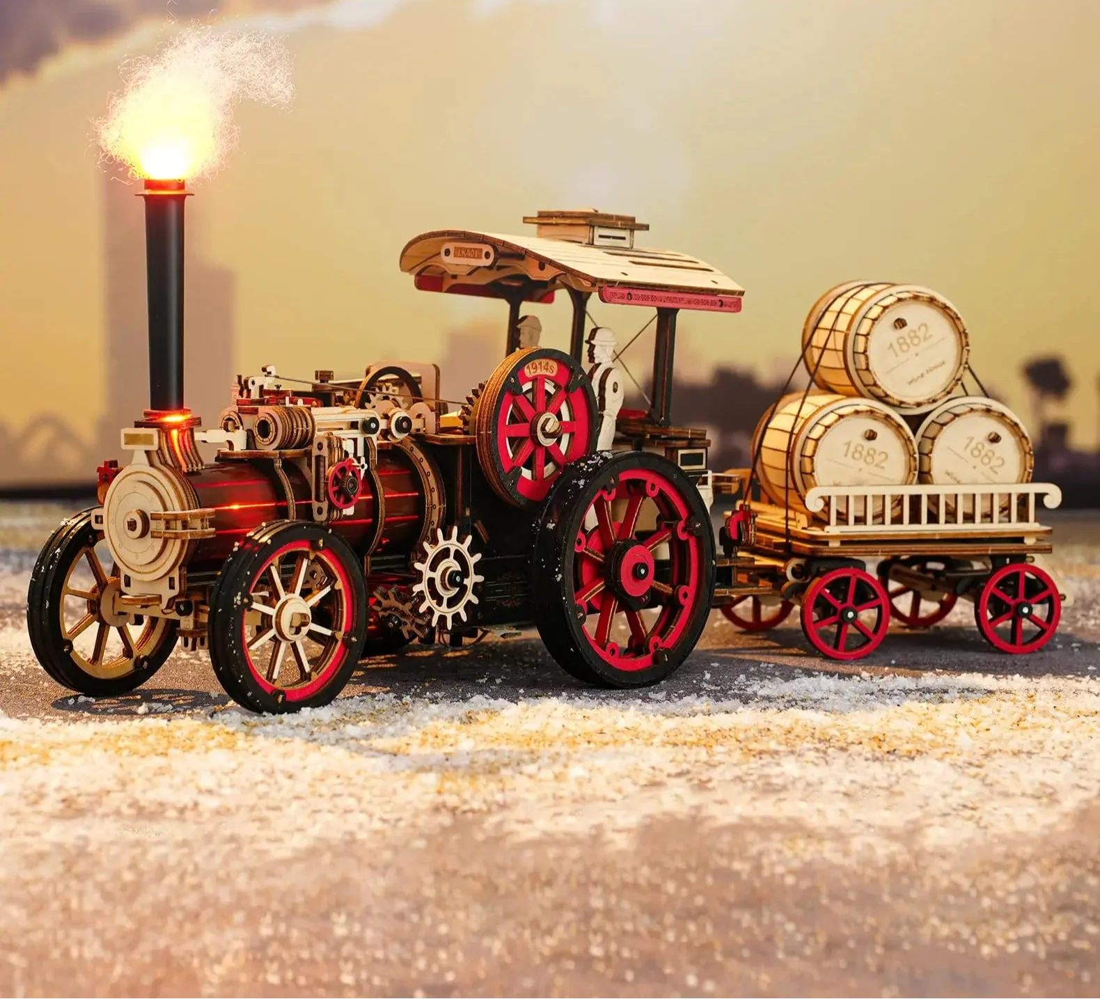 Tractor Locomotive | Wooden Construction Kits