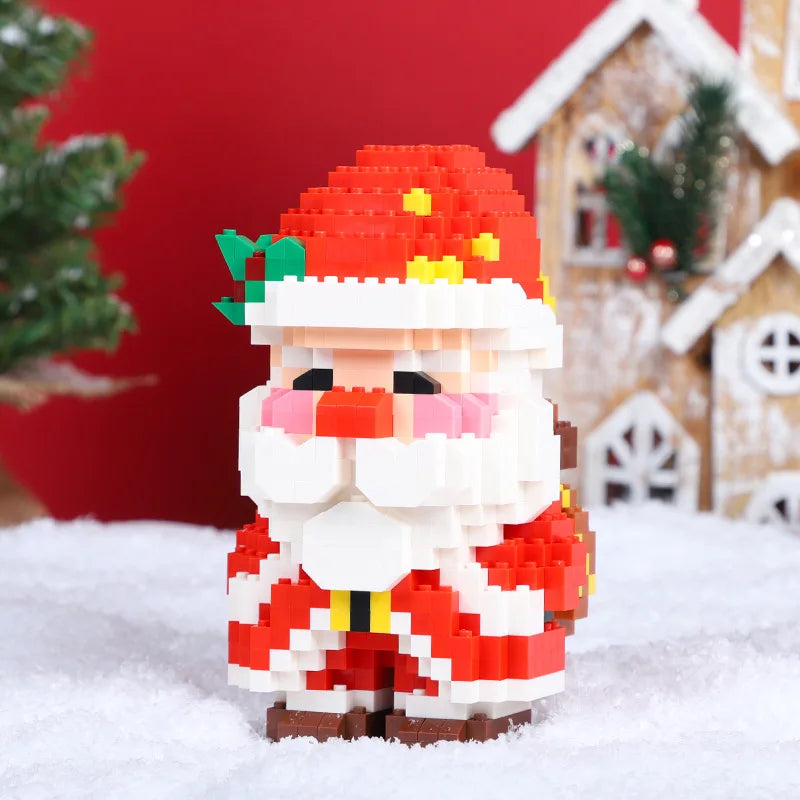Santa Claus with angels | Building blocks