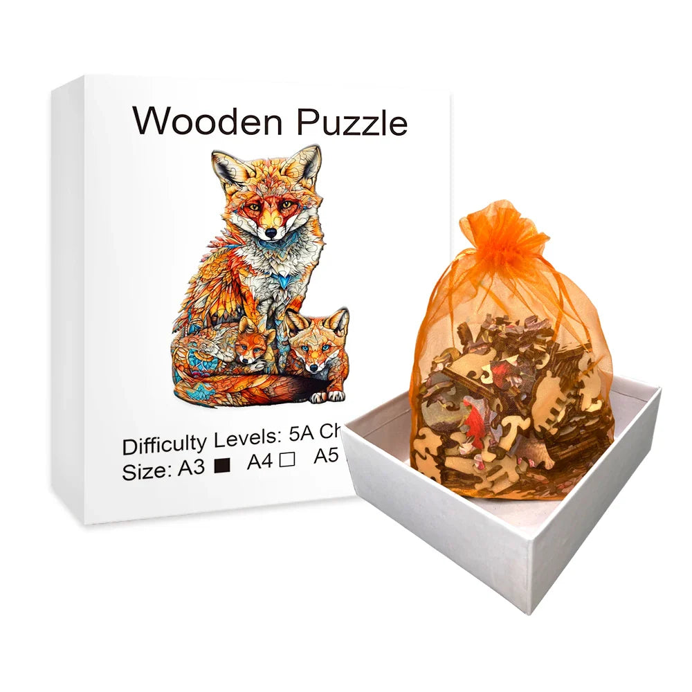 Your Little Foxes | Wooden Puzzle