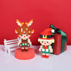 Santa Claus with angels | Building blocks