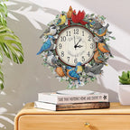 5D Clock with Birds | Diamond Painting