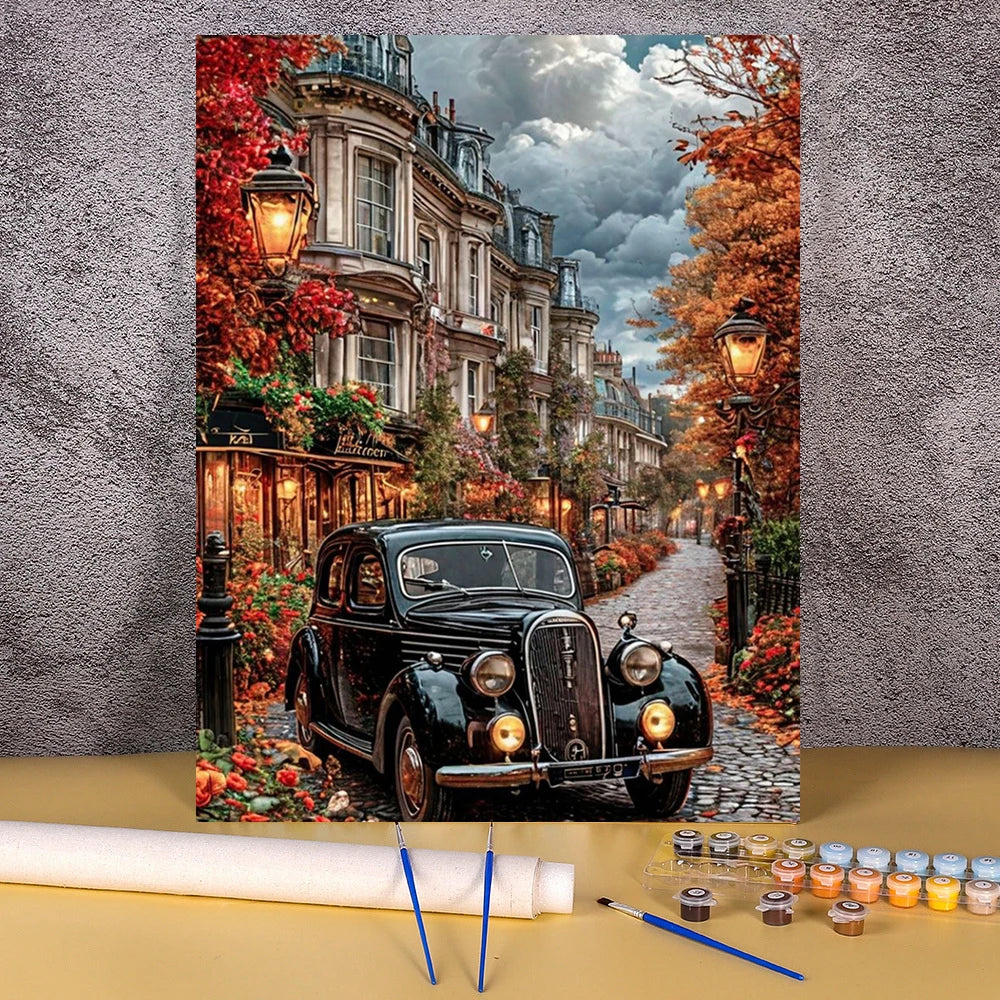 Classic Car | Paint by Numbers