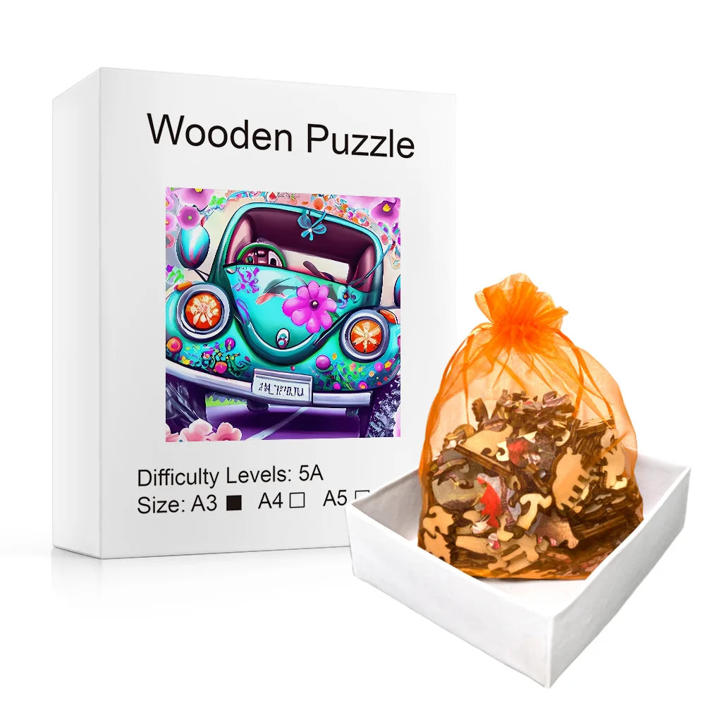 Cute Car | Wooden Puzzle