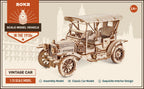 Vintage Auto | Wooden Construction Kits