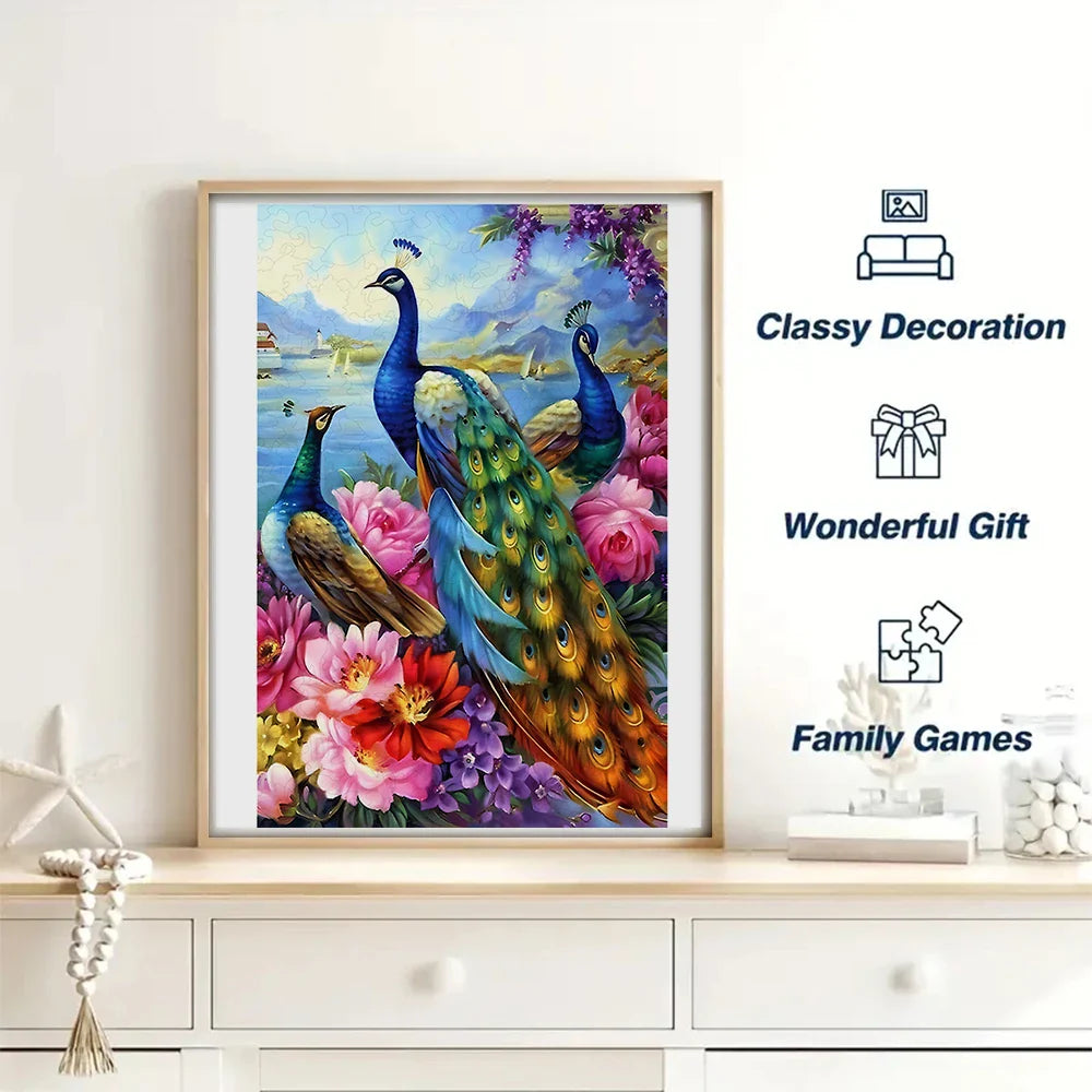 Peacocks | Wooden Puzzle