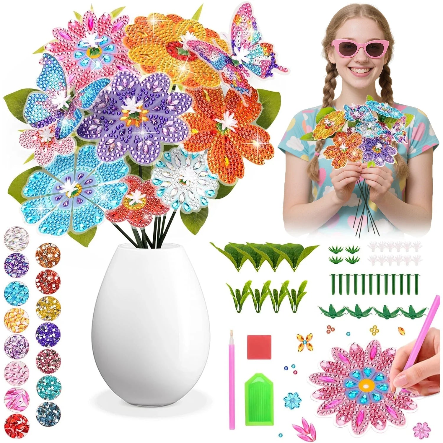 Flower Bouquet | Diamond Painting