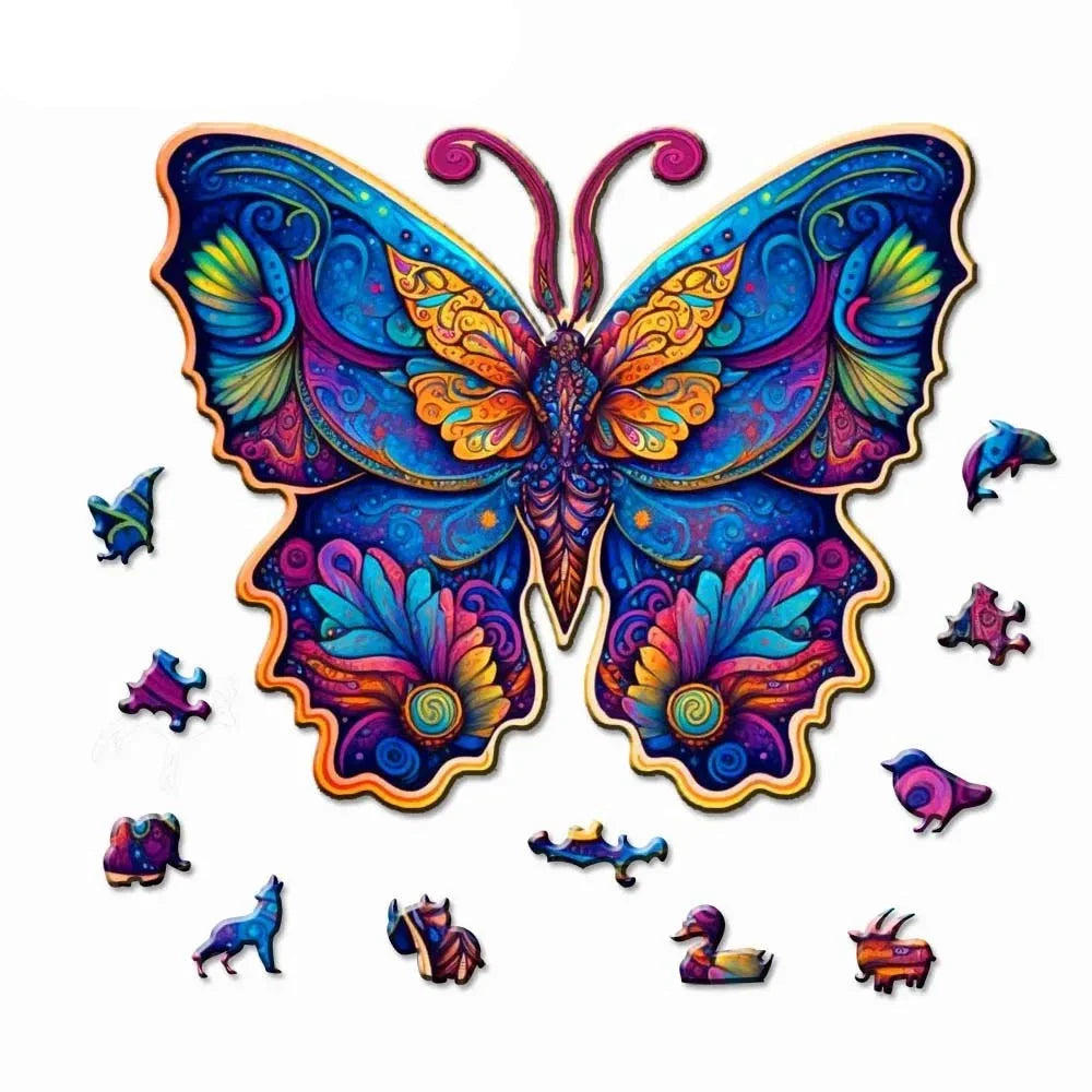 Blue Butterfly | Wooden Puzzle