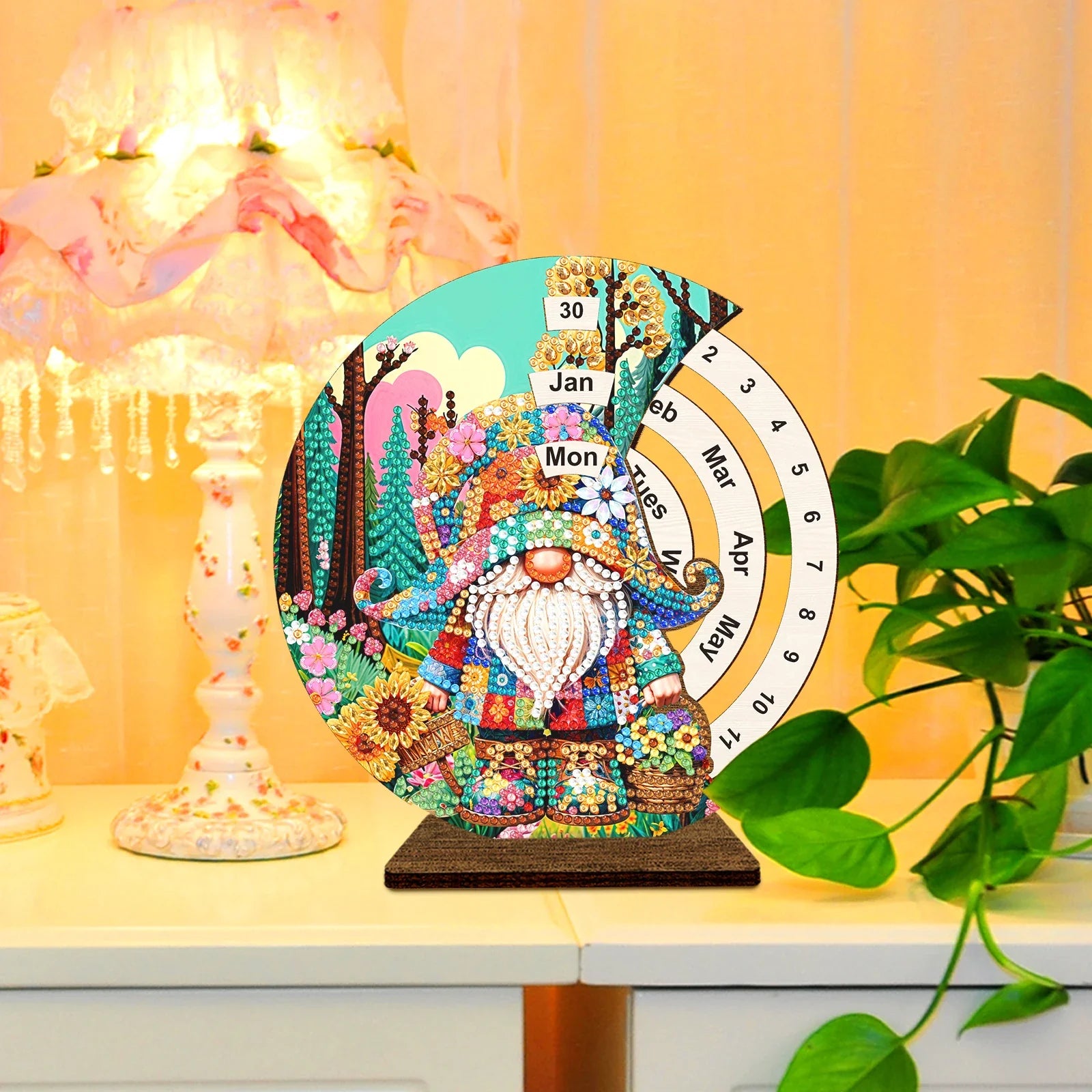 Gnome | Calendar | Diamond Painting