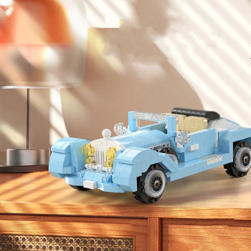 Colored Retro Car | Building Blocks