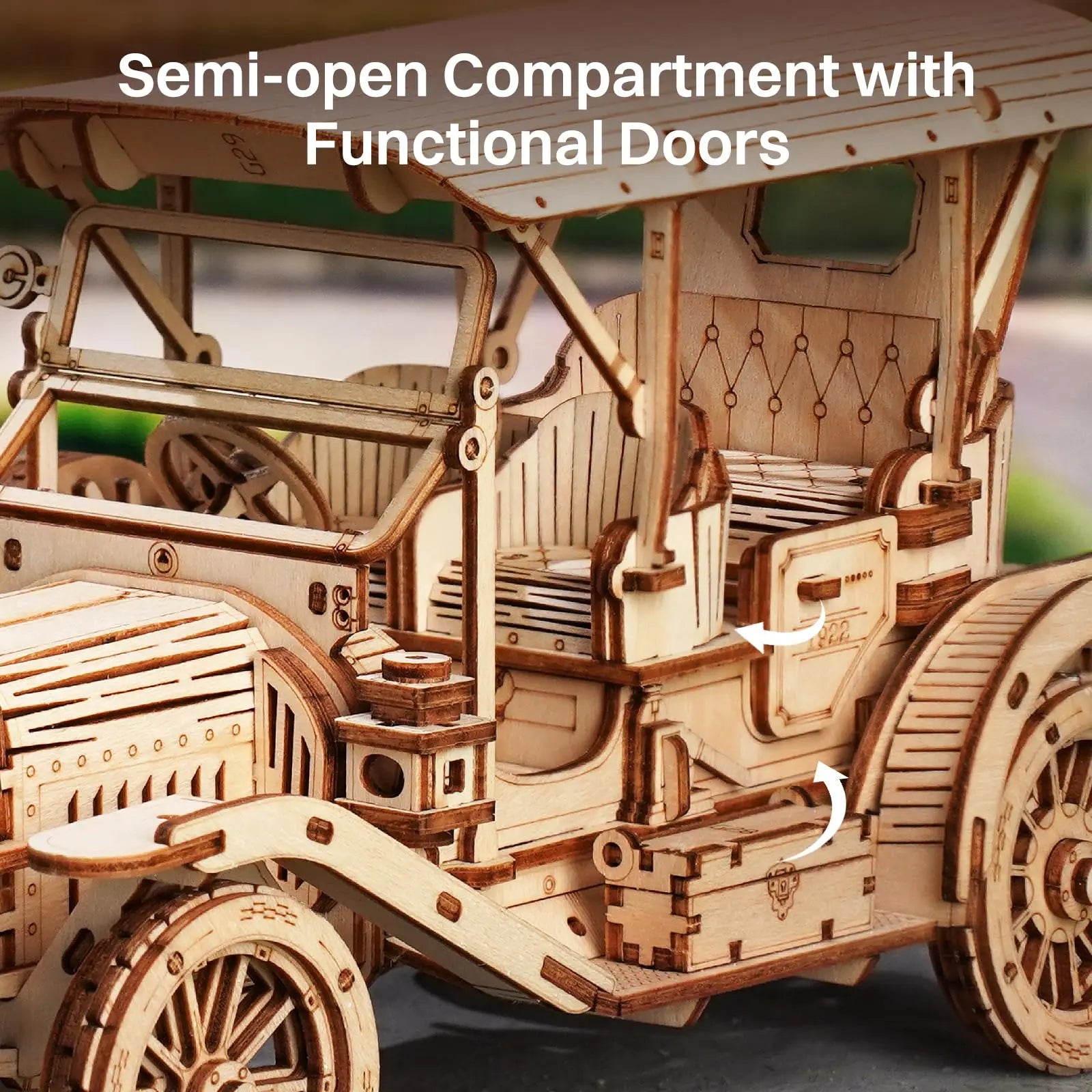 Vintage Auto | Wooden Construction Kits