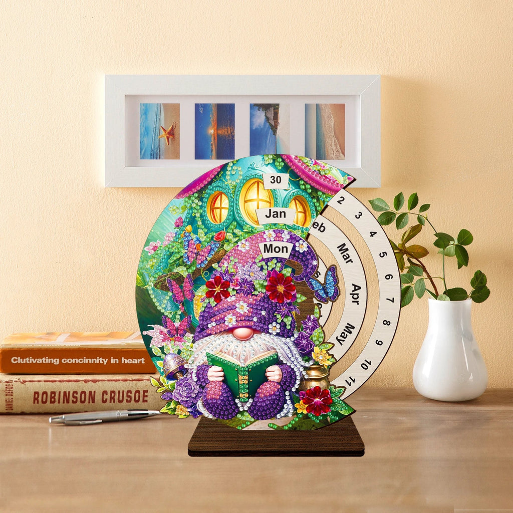Purple Gnome | Calendar | Diamond Painting