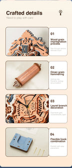 Hinged Clock | Wooden Construction Kits