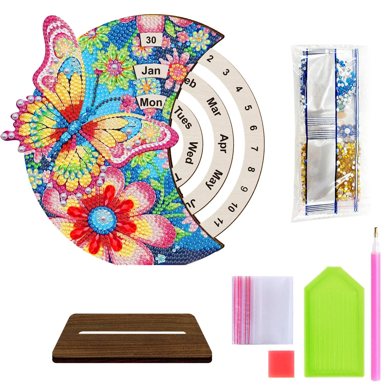 Blue Butterfly | Calendar | Diamond Painting