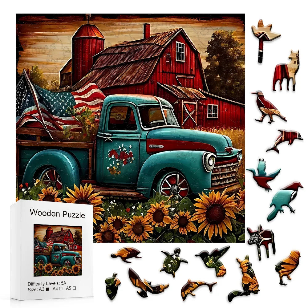 American Car | Wooden Puzzle