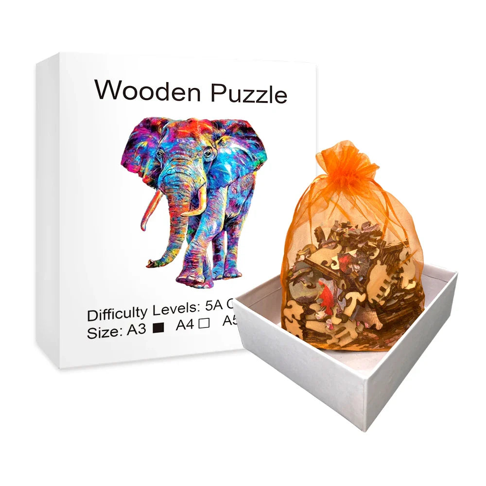 Beautiful Elephant | Wooden Puzzle