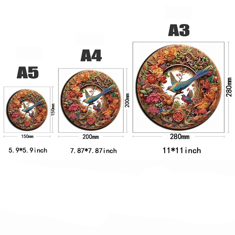 Beautiful Bird | Wooden Puzzle