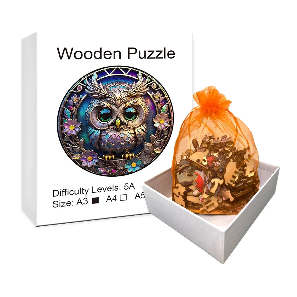 Funny Owl | Wooden Puzzle
